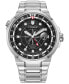 ფოტო #1 პროდუქტის Eco-Drive Men's Endeavor Stainless Steel Bracelet Watch 44mm