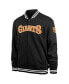 Men's Black San Francisco Giants Pack Pro Camden Full-Zip Track Jacket Черный, 3XL - фото #2