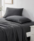 Фото #3 товара Classy Pleated 21" Extra deep, Pocket Sheet Set, California King