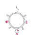 Sanrio Charm Hearts Bracelet - Officially Licensed, 6.5 + 1'' Chain