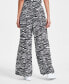 Women's Pleated Wide-Leg Smocked-Waist Pants, Created for Macy's