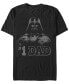Фото #1 товара Men's Star Wars Vader 1 Dad Retro Father's Day Short Sleeve T-shirt