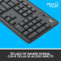 Фото #8 товара Logitech MK295 Silent Wireless Combo - Full-size (100%) - USB - QWERTY - Graphite - Mouse included