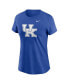 Women's Royal Kentucky Wildcats Primetime Evergreen Logo T-Shirt