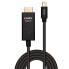 Фото #2 товара Lindy 0.5m Mini DP to HDMI Adapter Cable with HDR - 0.5 m - Mini DisplayPort - HDMI - Male - Male - Straight