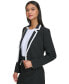 ფოტო #3 პროდუქტის Women's Colorblocked Cropped Single-Button Blazer