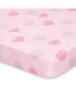 Фото #6 товара Pink Elephants and Hearts Crib Sheet 2 Pack Set