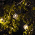 LUMIJARDIN Garland 20 LED-Lampen - Warmwei - Party reinigbar