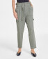 ფოტო #1 პროდუქტის Women's Belted Cargo Pants, Created for Macy's