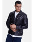 ფოტო #3 პროდუქტის Men's Fashion Leather Jacket, Nappa Black