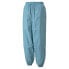 Фото #3 товара Puma Crystal G. Drawstring Woven Pants Womens Blue Casual Athletic Bottoms 53359
