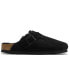 Фото #2 товара Women's Boston Shearling Suede Leather Clogs from Finish Line