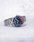 ფოტო #4 პროდუქტის Men's Croft Mid-Size Automatic Elemental with Silver-Tone Solid Stainless Steel Bracelet Watch 40mm