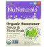 Фото #1 товара NuNaturals, Органический подсластитель, стевия и архат, 35 пакетиков