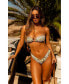 ფოტო #3 პროდუქტის Women's Ring Padded Bandeau Bikini Top