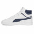 Фото #5 товара Puma Shuffle Mid Lace Up Mens White Sneakers Casual Shoes 38074814