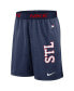 Фото #3 товара Men's Navy St. Louis Cardinals 2024 City Connect Authentic Collection Practice Performance Shorts