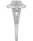 ფოტო #4 პროდუქტის Diamond Cluster Ring (1 ct. t.w.) in 10k White Gold