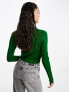 Фото #7 товара JJXX soft knit roll neck top in bright green