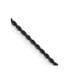 ფოტო #3 პროდუქტის Polished Black IP-plated 1.5mm Rope Chain Necklace