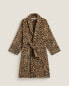 Фото #3 товара (400 gxm²) leopard jacquard bathrobe