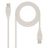 NANOCABLE USB A 2.0 Male To USB A 2.0 Male 1 m USB Cable