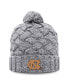 Фото #3 товара Women's Heather Gray North Carolina Tar Heels Arctic Cuffed Knit Hat with Pom