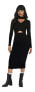 Фото #1 товара Dámské šaty ONLINA Standard Fit 15302675 Black/Cross