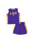 ფოტო #1 პროდუქტის Toddler Boys and Girls Purple LSU Tigers Vecna Tank Top and Shorts Set