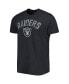 Фото #3 товара Men's Black Las Vegas Raiders All Arch Franklin T-shirt