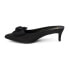 Фото #3 товара BEACH by Matisse Bow Pointed Toe Kitten Heels Mules Womens Black Dress Casual BO