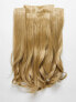 Lullabellz Super Thick 22' 5 Piece Blow Dry Wavy Clip In Hair Extensions Bleach Blonde - фото #13