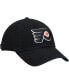 Фото #2 товара Men's Black Philadelphia Flyers Team Clean Up Adjustable Hat