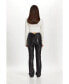 Women's Faux Leather Cinched Pants