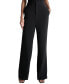 Women's High-Waist Front-Zip Wide-Leg Pants