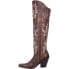 Фото #3 товара Dan Post Boots Jilted Embroidered Snip Toe Cowboy Womens Brown Dress Boots DP37