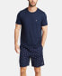 ფოტო #3 პროდუქტის Men's Cotton Anchor-Print Pajama Shorts