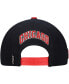 Men's Black Chicago Bulls Double Logo Snapback Hat
