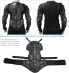 Фото #14 товара Body Protection Motorcycle Jacket Guard, Motorcycle Motorcross Armour, Racing Clothing, Protection Gear