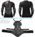 Фото #12 товара Body Protection Motorcycle Jacket Guard, Motorcycle Motorcross Armour, Racing Clothing, Protection Gear