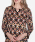 ფოტო #5 პროდუქტის Women's Rue Rivoli Cozy Beaded Split Neck Top