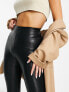 Фото #3 товара Commando faux leather legging perfect control in black