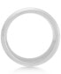 ფოტო #3 პროდუქტის Men's Textured Bevel Band in White Ion-Plated Tantalum