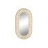 Wall mirror Home ESPRIT Natural Fibre 68 x 7,5 x 128 cm