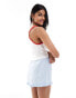 Фото #3 товара Stradivarius constrast detail tomatoes cami top in white