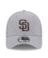 Фото #3 товара Men's Gray San Diego Padres Active Pivot 39Thirty Flex Hat