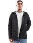 Фото #1 товара ASOS DESIGN shower resistant rubberised rain jacket in black