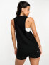 Фото #8 товара ASOS 4505 Icon vest with drop arm hole in cotton with quick dry - BLACK