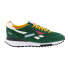 Фото #1 товара Reebok LX2200 Mens Green Suede Lace Up Lifestyle Sneakers Shoes