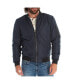 Men's Classic Faux Fur Lined Bomber Jacket